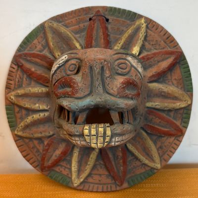 Cabeza de Quetzalcóatl en Barro