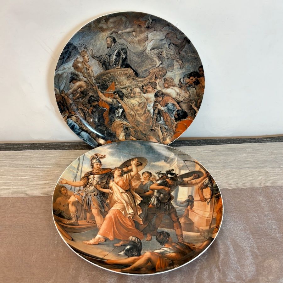 Pareja Platos Decorativos Guillen