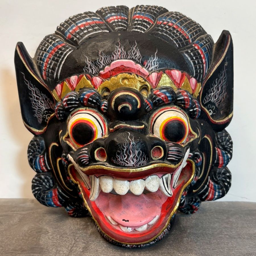 Máscara de Madera Demonio de Bali Máscara de Madera Demonio de Bali