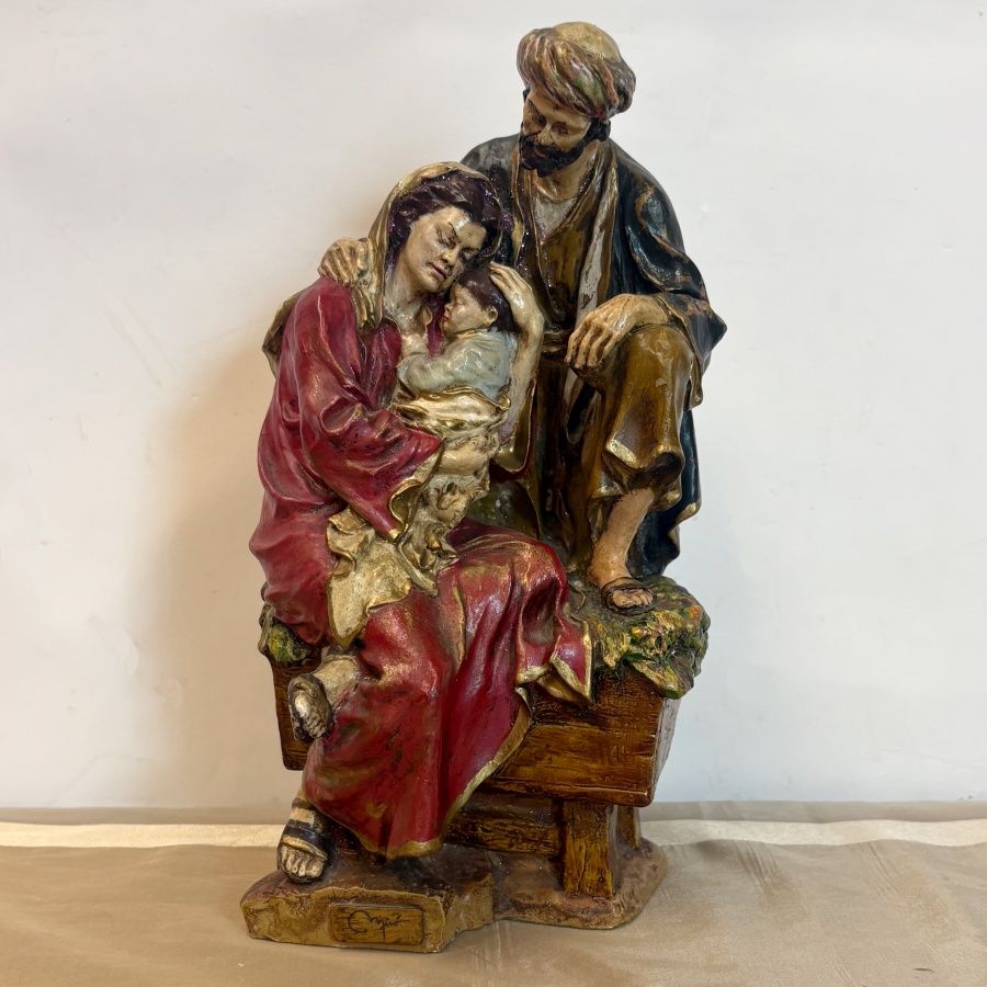 Figura Sagrada Familia Firmada Miró Figura Sagrada Familia Firmada Miró