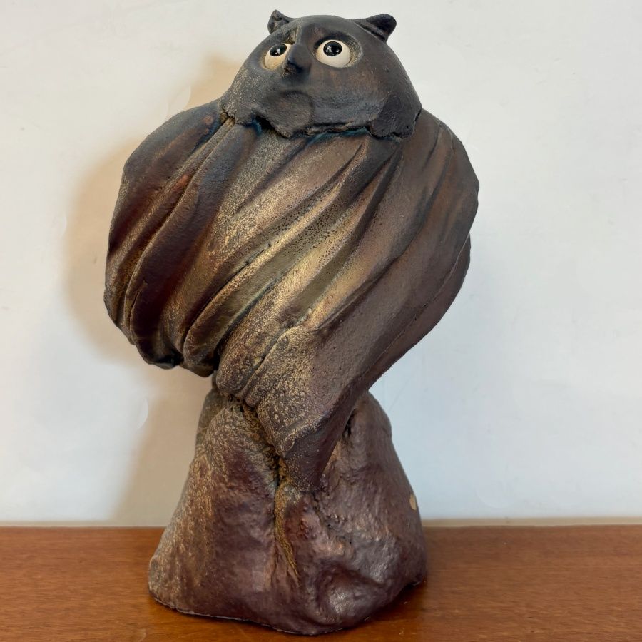Búho de Cerámica Firmado Joaquín Vidal Búho de Cerámica Firmado Joaquín Vidal