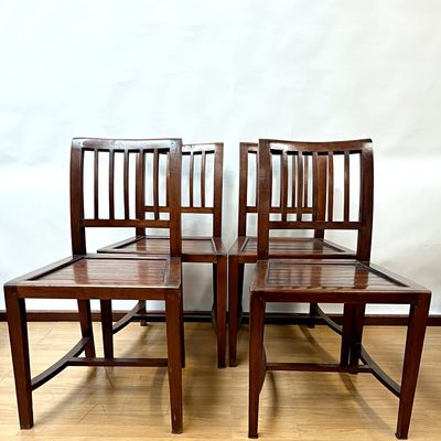 Conjunto Cuatro Sillas de Teca