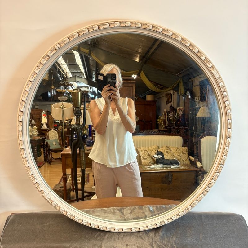 Espejo Redondo con Marco Decapé Espejo Redondo con Marco Decapé