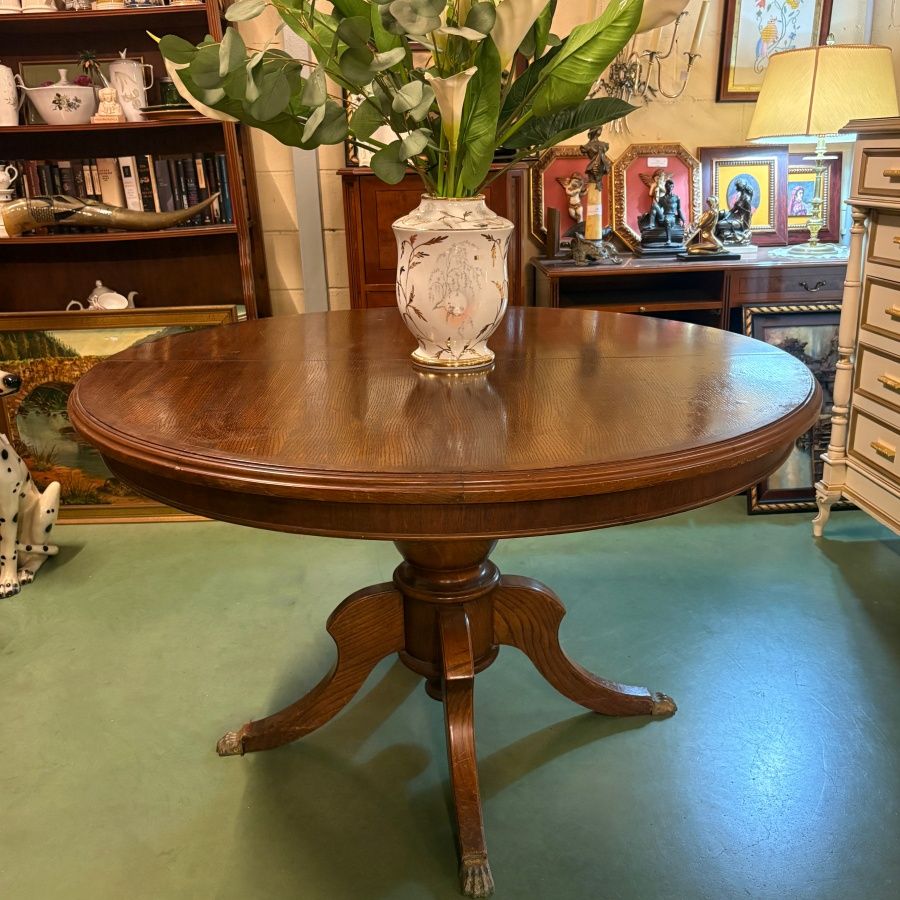 Mesa Redonda y Extensible de Roble Mesa Redonda y Extensible de Roble