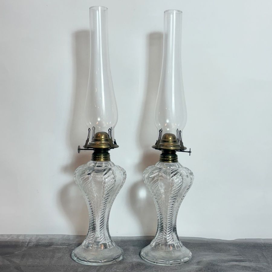 Par de Quinques de Cristal Par de Quinques de Cristal