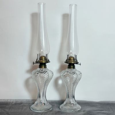 Par de Quinques de Cristal