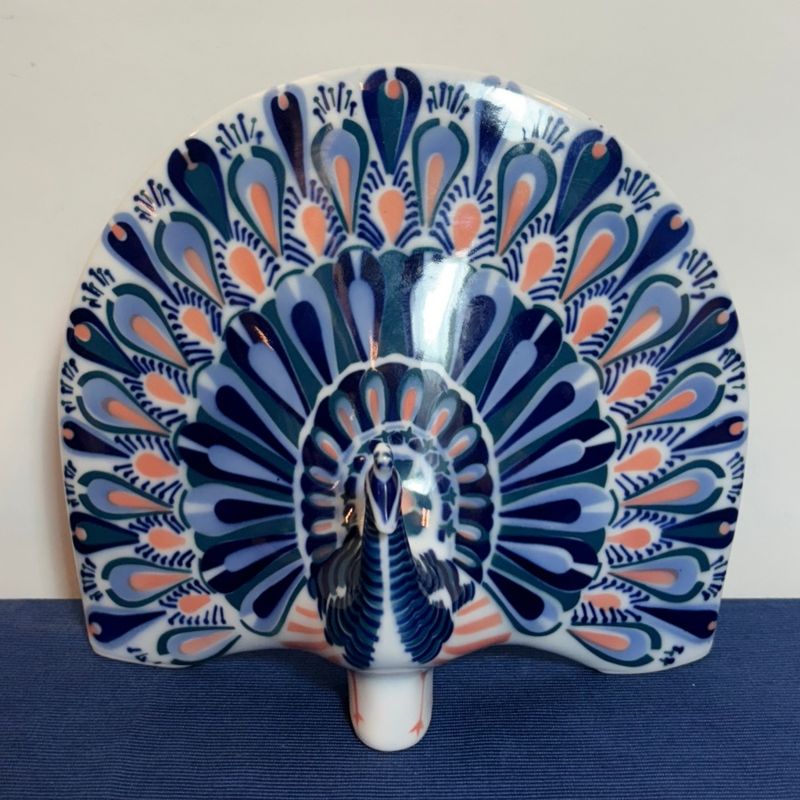 Pavo Real de Porcelana Sargadelos