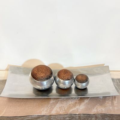 Bandeja de Aluminio con Esferas