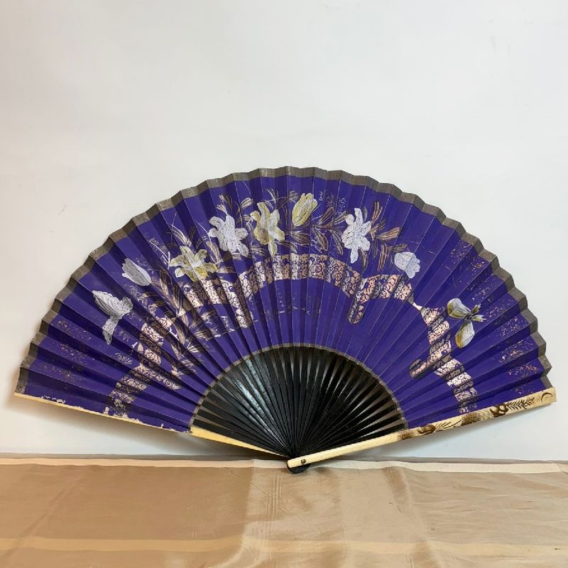 Abanico Antiguo Hueso y Madera Abanico Antiguo Hueso y Madera