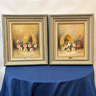 Bodegones Cesta y Flores Bodegones Cesta y Flores