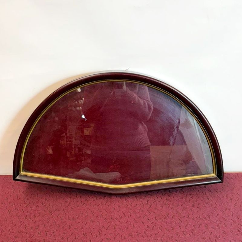 Abaniquera de Madera y Cristal