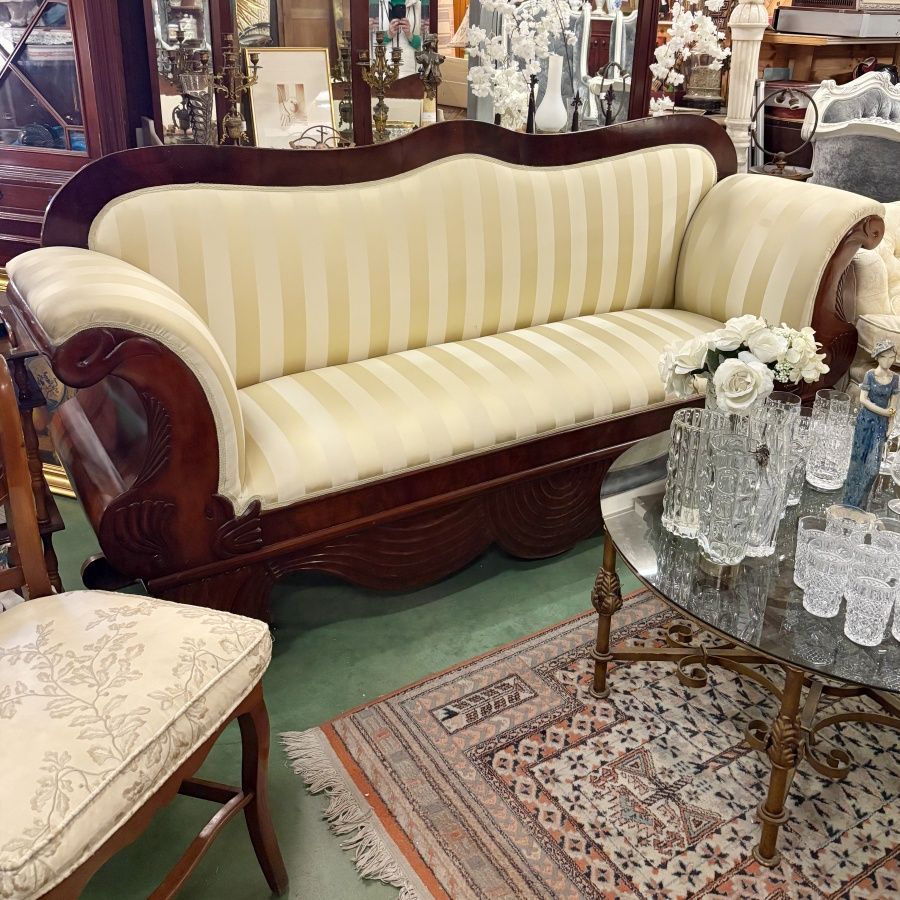 Sofá Barco Antiguo de Caoba