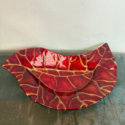 Centro Mesa Hoja de Cristal