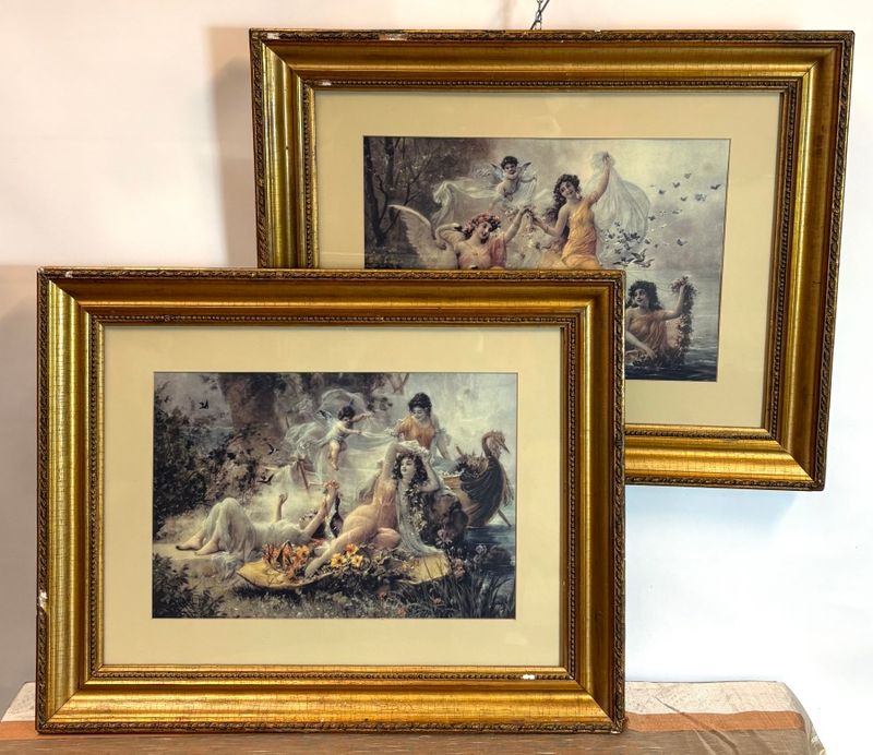 Láminas Antiguas Ninfas