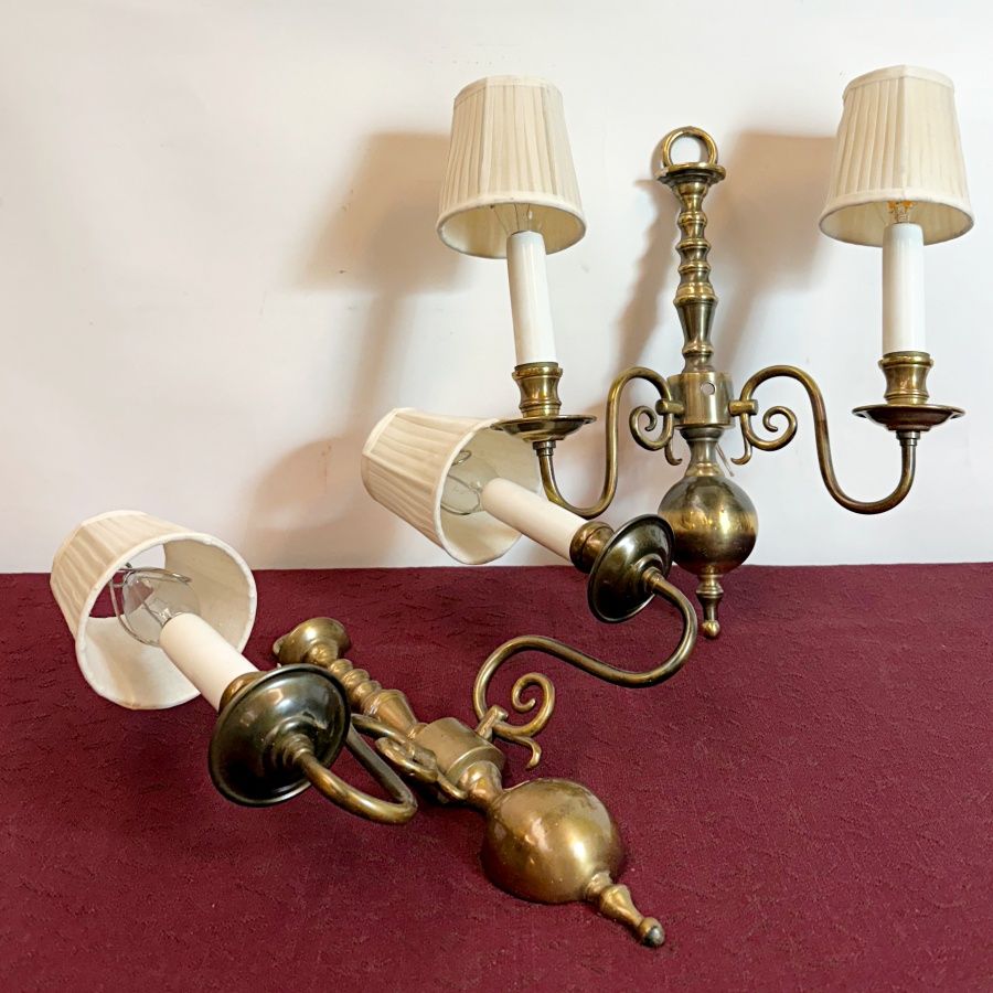 Pareja de Apliques Dobles