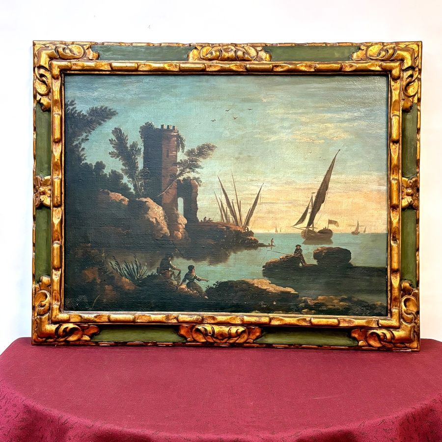 Paisaje Marino con Ruinas