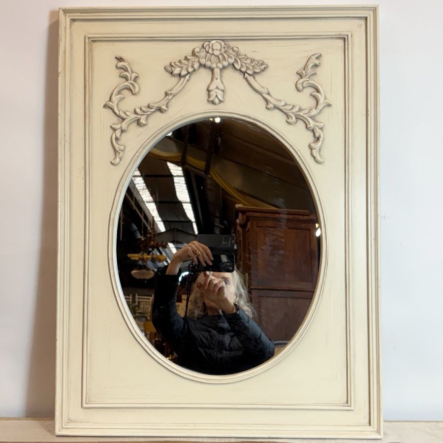 Espejo con Marco Blanco