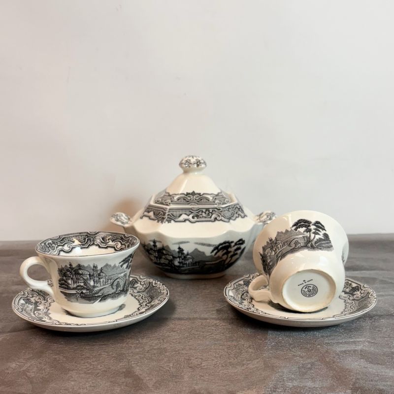 Azucarero y Tazas Pickman