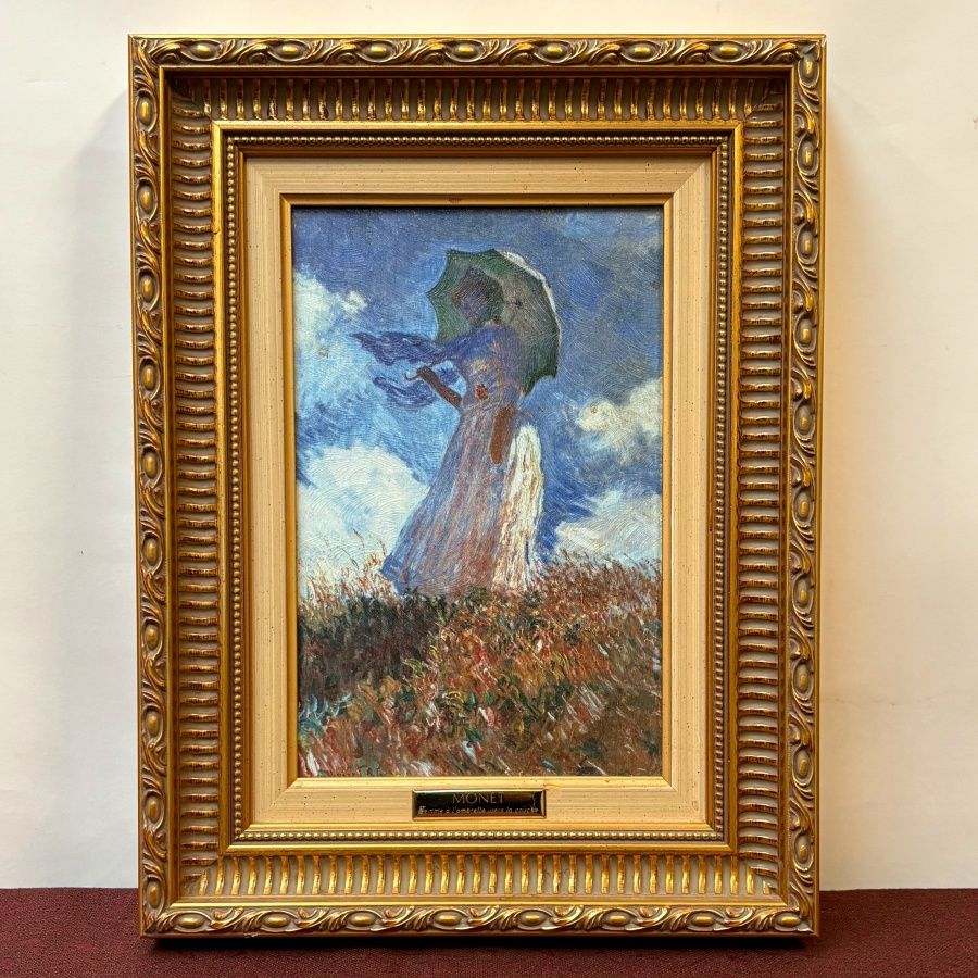 Óleo "Femme à L´ombrelle"