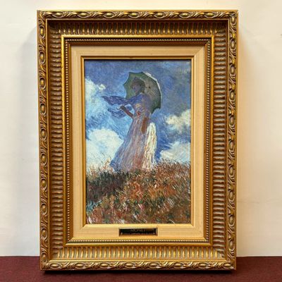 Óleo "Femme à L´ombrelle"