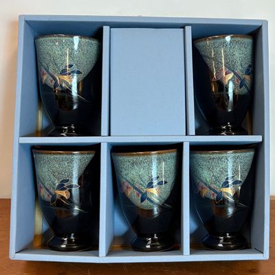 Juego de 5 Tazas Japonesas
