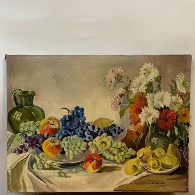 Bodegón Frutas y Flores Bodegón Frutas y Flores