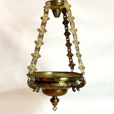 Lámpara de Iglesia Dorada