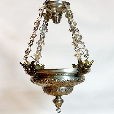 Lámpara de Iglesia Plateada Lámpara de Iglesia Plateada