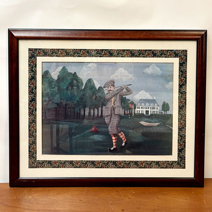 Cuadro con Lámina Golf