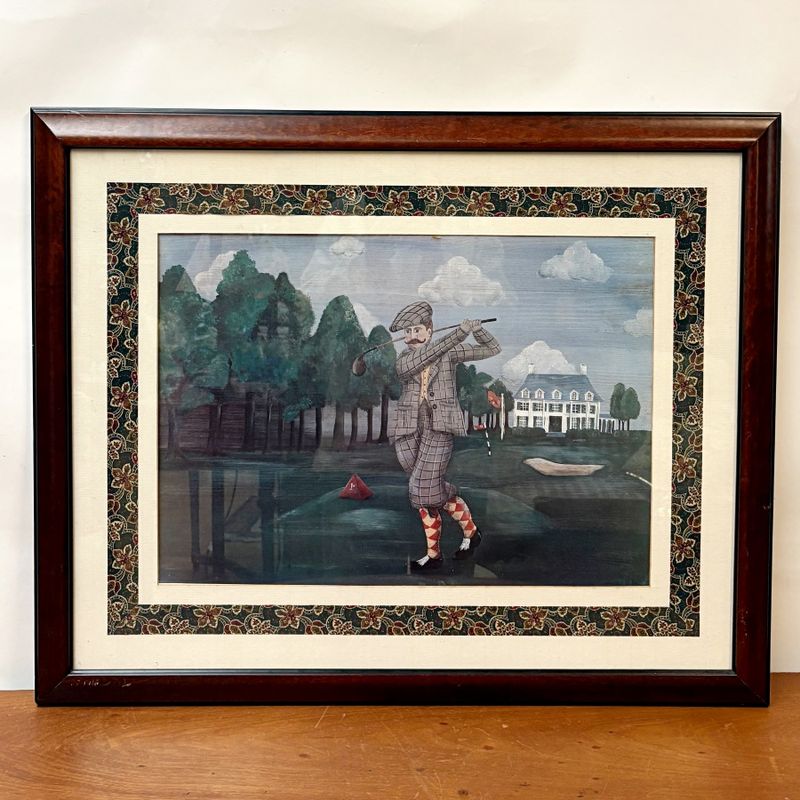 Cuadro con Lámina Golf