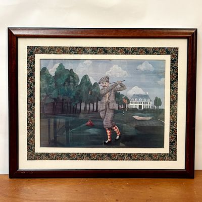 Cuadro con Lámina Golf