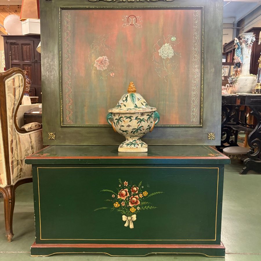 Baúl de Madera Verde