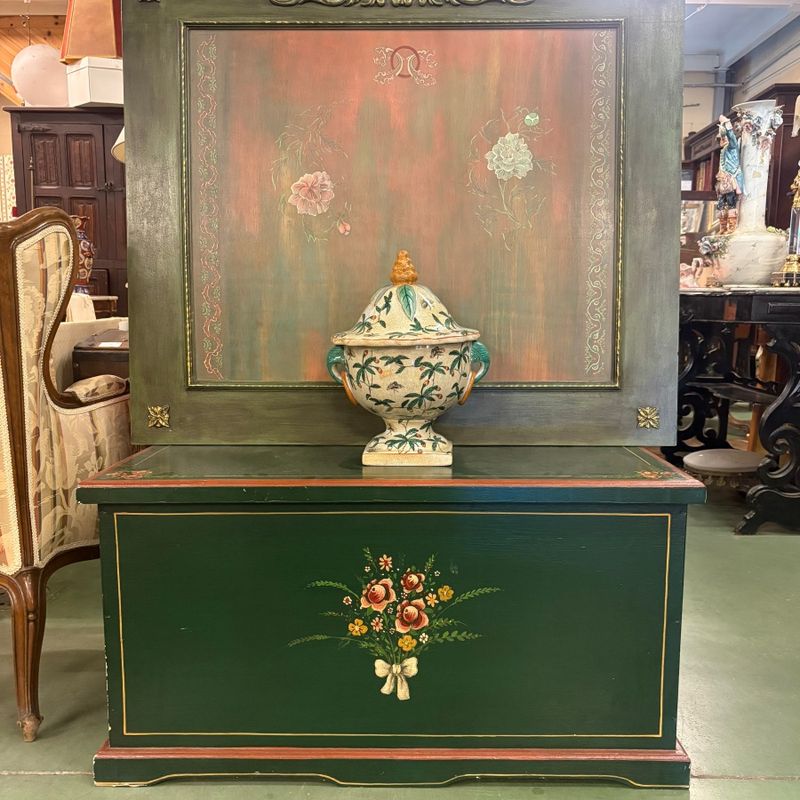 Baúl de Madera Verde