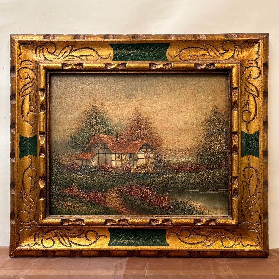 Paisaje Campestre con Casa