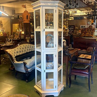 Vitrina Blanca Hexagonal