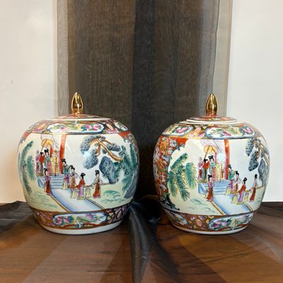 Dos Tibor  de Porcelana China