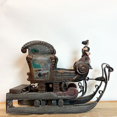 Trineo Decorativo Antiguo