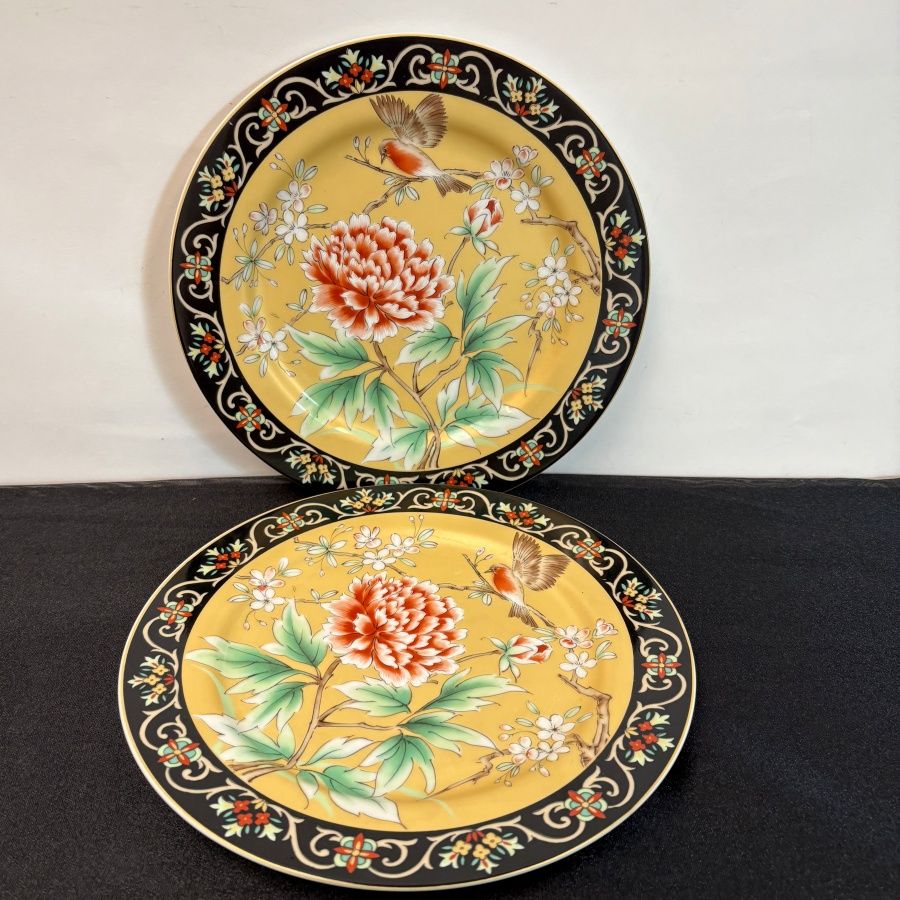 Pareja de Platos Decorativos Pareja de Platos Decorativos