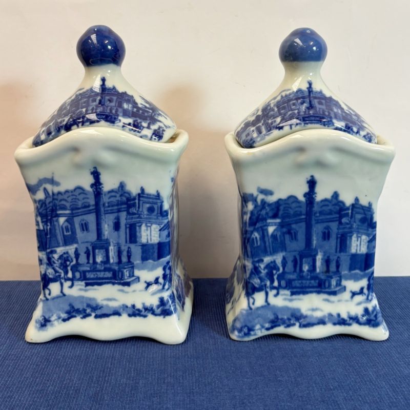 Par de Tarros Victoria Ware Ironstone Par de Tarros Victoria Ware Ironstone