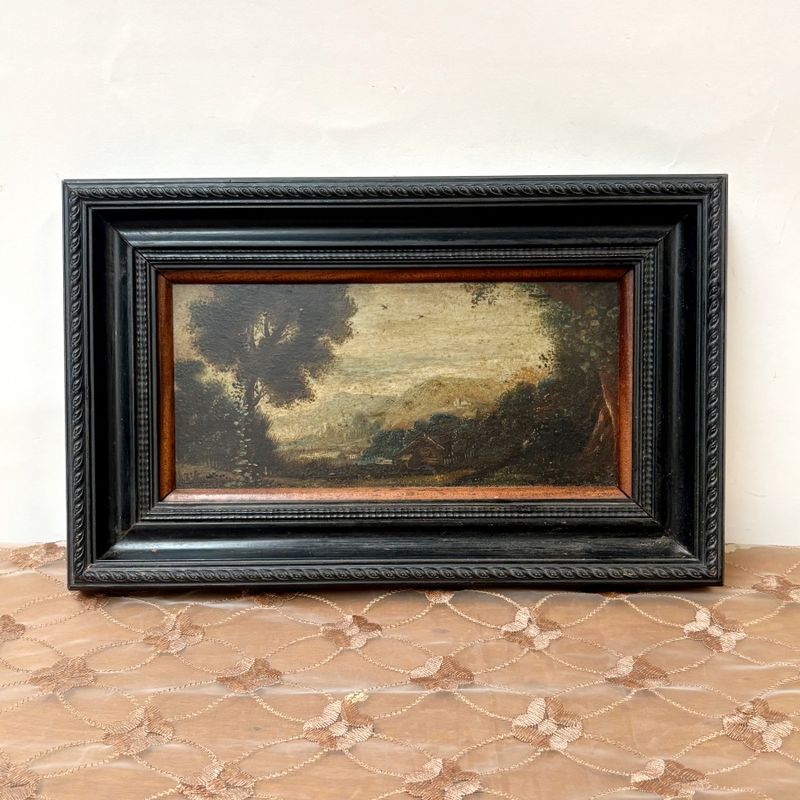 Paisaje de Escuela Española en Miniatura