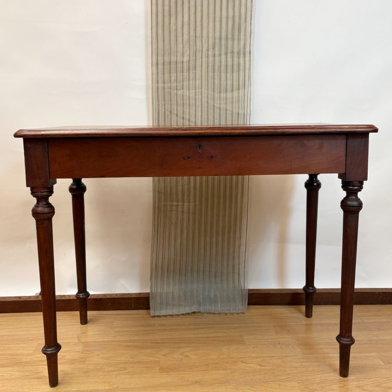 Mesa Escritorio Auxiliar de Madera de Caoba