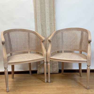 Pareja Sillones de Rejilla Pareja Sillones de Rejilla