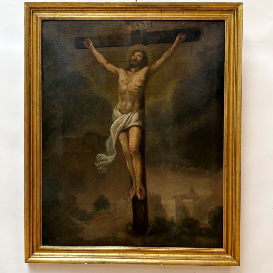 Óleo Crucifixión de Cristo Óleo Crucifixión de Cristo