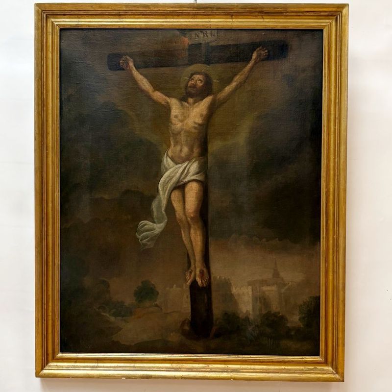 Óleo Crucifixión de Cristo Óleo Crucifixión de Cristo