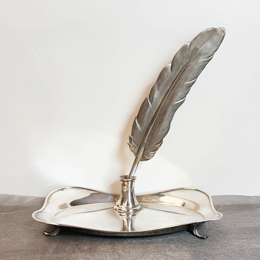 Escritorio y Pluma, Plata de Ley Escritorio y Pluma, Plata de Ley