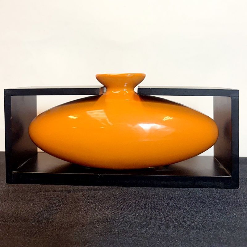 Jarrón Cerámica Naranja