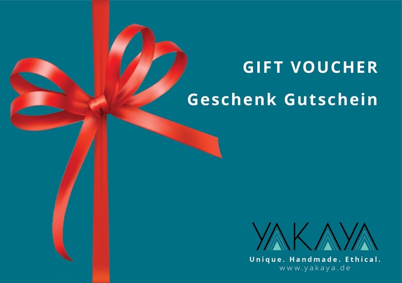 YAKAYA Geschenk Gutschein - Gift Voucher
