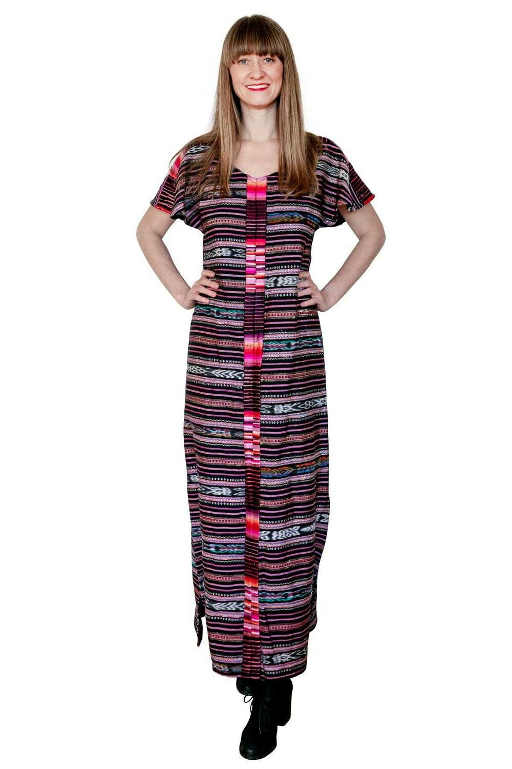 YAKAYA Designer Kleid "Anandi" Ethnic Dress Ikat Boho