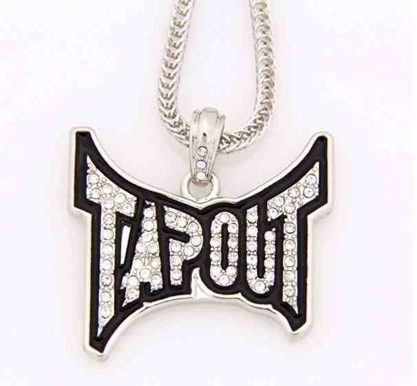 25&quot; Tap Out Necklace  RHO rhinestone