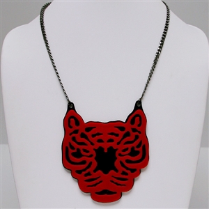 24&quot; Acrylic Tiger Necklace Paparazzi
